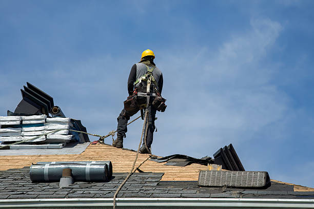 Professional Roofing technician working in Woodburn, VA